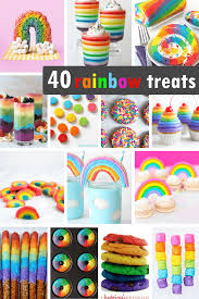 40 Rainbow Food Ideas A Roundup Of Rainbow Treats Rainbow Treats Unicorn Party Food Rainbow Snacks