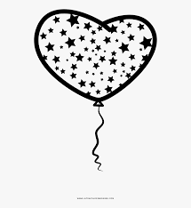Search through 52570 colorings, dot to dots, tutorials and silhouettes. Heart Balloon Coloring Page Heart Hd Png Download Kindpng