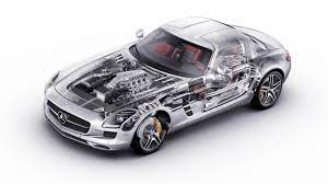 Car and chassis x ray blueprint 360 loopable animation. Cars X Ray Mercedes Benz Sls Amg Wallpaper 101850
