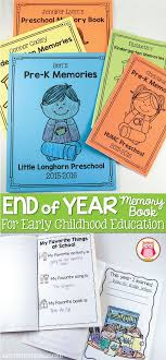 End Of Year Memory Book Memory Book Kindergarten Preschool Memory Book Preschool Memories