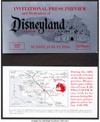 Buy disneyland paris tickets from the uk's biggest seller. Disneyland Dedication Press Preview Passes Walt Disney 1955 Lot 30225 Heritage Auctions