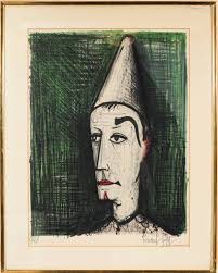 Large Thomas Mcknight Lithograph, Titled Blue Couch, In