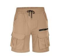Mens Drawstring Cargo Shorts Men Cargo Shorts Mens Cargo Shorts Elastic  Waist Running Hiking Bermuda Shorts Knee Length Casual Summer Clothes with  ...