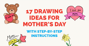 Download this free vector about hand drawn mothers day card, and discover more than 15 million professional graphic resources on freepik. 17 Drawing Ideas For Mother S Day With Step By Step Instructions