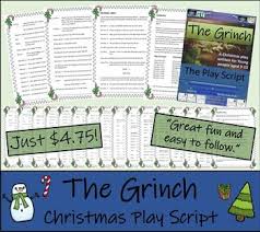 Christmas Play Script The Grinch Christmas Play Scripts Christmas Play Traditional Christmas Songs