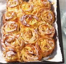 Apfelschnecken Vom Blech Rezept Apfelschnecken Rezepte Lecker