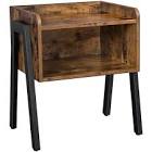 Nightstand Endtable in Rustic Brown ULET54X Boutique Home