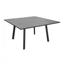 Table De Jardin Barcelona Extensible Grise 100 145cm Table De Jardin Mobilier Jardin Plateau Rectangulaire