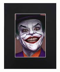 Joker Moive Portrait Art Artworks Print Picture Photograph Small Poster  Decor Display Size With Matted 8"x10"