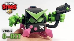I eat brawlers for breakfast (desayuno brawlers) no creo que solo desayunes brawlers, virus 8 bit 7u7. Making New Skin Virus 8 Bit Brawl Stars Clay Art Youtube