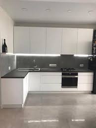 The oval tabletop is supported by a wide oval pedestal base. Amazing White Kitchen Designs 2020 White Modern Kitchen White Kitchen Design Kitchen Design Small