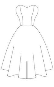 Outline Dress 1000 Images About Dress Pattern On Pinterest Dress Patterns Dress Design Sketches Dress Templates Paper Clothes