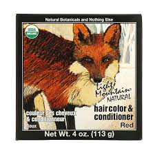 · i have fine thin hair and some hair loss. Light Mountain Natural Hair Color Conditioner Red 4 Oz 113 G Iherb