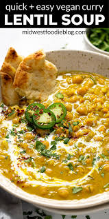 20 Minute Vegan Curry Lentil Soup Recipe In 2020 Curried Lentil Soup Vegan Curry Curry Recipes