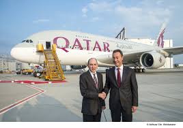 Passengers onboard receive personalized attention from the onset of their journey. Qatar Airways Flies Into A New Era Of Travel With Delivery Of Its First A380 Commercial Aircraft Airbus