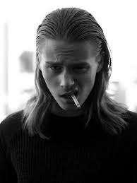 Trendy mens hairstyles teen hairstyles undercut hairstyles wedding. Snarling Bad Boy Shoots Slicked Back Hair Long Hair Styles Men Slick Back Haircut