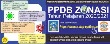 Pendaftaran siap ppdb online dapat dilakukan oleh siswa, guru, orang tua, tokoh masyarakat, mahasiswa, dan lain sebagianya. Smp Negeri 1 Kalasan