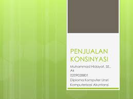Critical review detecting fraudulent financial re. Ppt Penjualan Konsinyasi Powerpoint Presentation Free Download Id 2434994