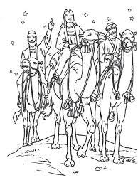 Wise men nativity coloring page. Happy Clean Living Primary 2 Lesson 46 Christmas Christmas Coloring Pages Printable Christmas Coloring Pages Sunday School Coloring Pages