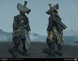 artstation ghost of tsushima tadayori armor set drew harrison ghost of tsushima samurai concept illustrator artists