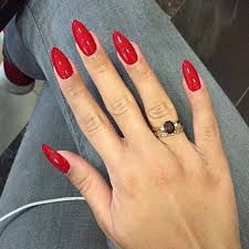 Red Almond Nails Red Acrylic Nails Red Nails Gel Nails 25 best ombré nail ideas you need to copy asap.