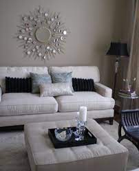 Charlotte charmer with warm natural wood and eclectic details 13 photos. Gimme This Mirror Silver Living Room Living Room White Blue Living Room