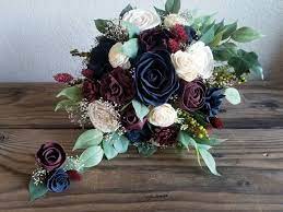 Save money by using sola wood flowers for your wedding! Ready 10 Bridal Bouquet Sola Wood Flowers Preserved Fern Etsy Wood Flowers Bridal Bouquet Sola Wood Flowers