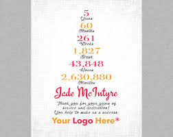 5 out of 5 stars. Employee Gifts 5 Year Work Anniversary Gift 5 Year Service Etsy Employee Gifts Work Anniversary Gifts Employee Appreciation Gifts