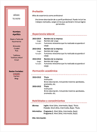 9+ curriculum vitae para word | hr cover letter. Plantillas Curriculum Vitae Descargar Gratis