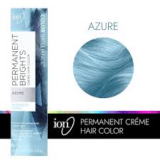 Ion brights hair color chart www bedowntowndaytona com. Ion Color Brilliance Permanent Brights Creme Hair Color Azure