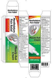 Mentholatum Pain Relief Muscle Rub Cream Mentholatum