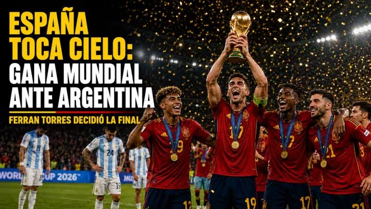 España conquista el Mundial y frustra el último gran sueño de Messi.