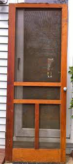1940 S Wooden Screen Door 29 3 4 X 79 Inches Wooden Screen Door Wood Screen Door Screen Door