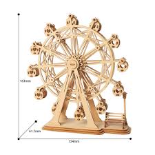 It was exhilarating to be able to watch the world swirling around you, speeding by faster than your brain could process. Rokr Diy 3d Wooden Puzzle Toys Assembly Model Toys Plane Merry Go Round Ferris W Kids Teens Home Items Kids Teens Educational Materials