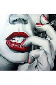 Pin By Carla Art On Donne Dipinti Disegni Pop Art Lip Art Painting Lip Art Lips Drawing