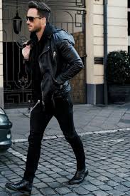 All Black Outfit Jackets Men Fashion Mens Outfits Leather Jacket Men