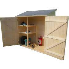 abri de jardin mural en bois grand volume avec etagere de rangement 175x72x174cm armoire de jardin abri de jardin bois abri de jardin