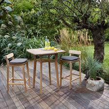 Vendu et expedié par bois dessus bois dessous. Chaise Haute De Jardin Gaytara Lot De 2 La Redoute Interieurs La Redoute Mobile Jardins En Bois Mobilier Jardin Table Basse Jardin
