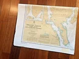 Details About 1981 Vintage Canada Vancouver Map Nautical Chart 3594 Discovery Passage 45x33