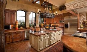mediterranean kitchen design, tuscan