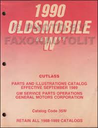 Find detailed gas mileage information, insurance estimates, and what's a good price on a used 1993 oldsmobile cutlass supreme sedan? 1990 Oldsmobile Cutlass Supreme Parts Book Original