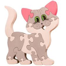 Wooden Puzzles For Toddlers Kids Baby 2 3 4 5 Years Preschool Toys Cat Baby Cat Kids Preschool Pu In 2020 Puzzles For Toddlers Wooden Puzzles Wooden Jigsaw Puzzles