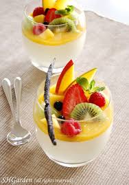 Fruity Panna Panna Cotta Recipe Food Presentation Recipes