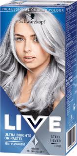 Before you hit the salon, explore stunning shades of blonde, brown, and red, as well as different coloring techniques. 098 Steel Silver Hair Dye By Live