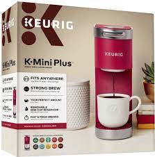 This is a great coffee maker you can make a quick cup of coffee on the go and there's no worry about water staying in the tank and going bad i really have enjoyed my new coffee maker highly recommended it. Keurig K Mini Plus Single Serve K Cup Pod Coffee Maker Cardinal Red 5000200240 Best Buy