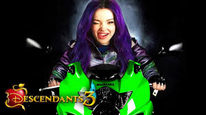 Descendants 3 купить или взять напрокат. Disney Descendants 3 Movie Motorcycle Racing Mal S New Style See The Sets By Alice Bunny