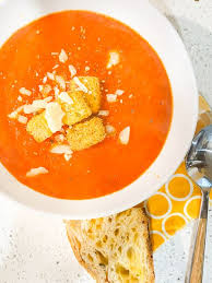 Roasted Tomato Pumpkin Soup Tiny Red Kitchen Recipe In 2020 Pumpkin Soup Roasted Tomatoes Best Tomato Soup