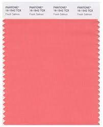 Pantone Fresh Salmon Pastel Red Color Analysis Orange Salmon
