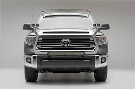 Always choose a bumper that's designed for your tundra so that it installs quickly and easily. 2014 2021 Toyota Tundra Front Bumper Top Led Kit With 30 Inch Led Straight Double Row Light Bar Pn Z329641 Kit