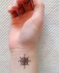 Small Wrist Compass Tattoo Kucuk Bilek Pusula Dovmesi Compass Tattoo Sevimli Kucuk Dovmeler Dovme
